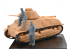 Dynamo models figurine 72001 Tankistes Français 1940 1/72