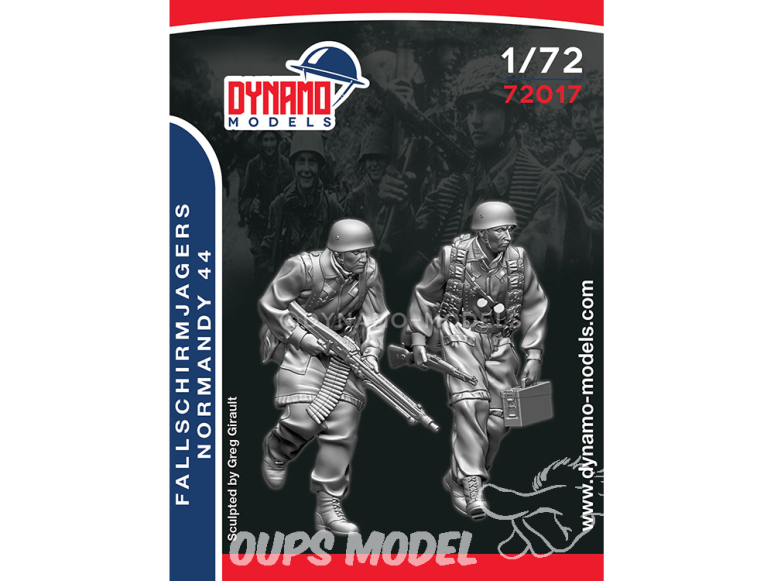 Dynamo models figurine 72017 Fallschirmjagers Normandie 1944 1/72