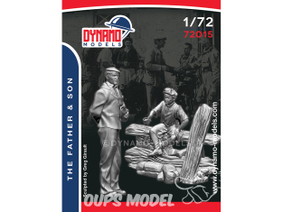 Dynamo models figurine 72015 Le père et le fils 1/72