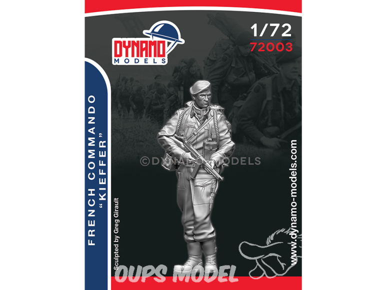 Dynamo models figurine 72003 Commando Français "Kieffer" 1/72