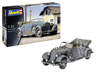 Revell maquette militaire 03354 Typ 320 (W142) Cabriolet 1/35