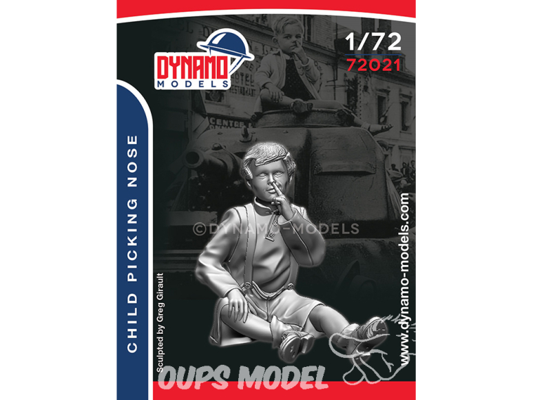 Dynamo models figurine 72021 Petit garçon avec doigt dans le nez 1/72