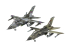 Revell maquette avion 03801 Pack Twin Tornado Panavia 50e anniversaire 1/72