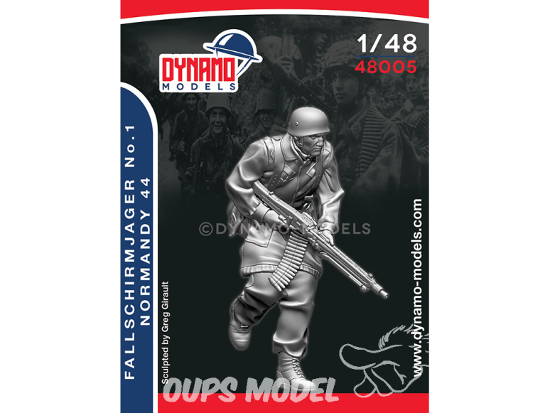 Dynamo models figurine 48005 Fallschirmjagers Normandie 1944 No.1 1/48