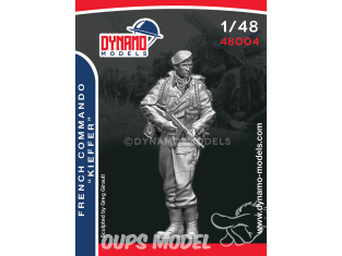 Dynamo models figurine 48004 Commando Français "Kieffer" 1/48