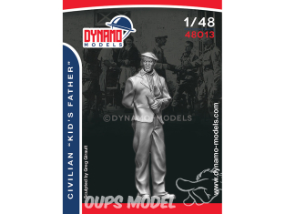 Dynamo models figurine 48013 Civil "Père de famille" 1/48