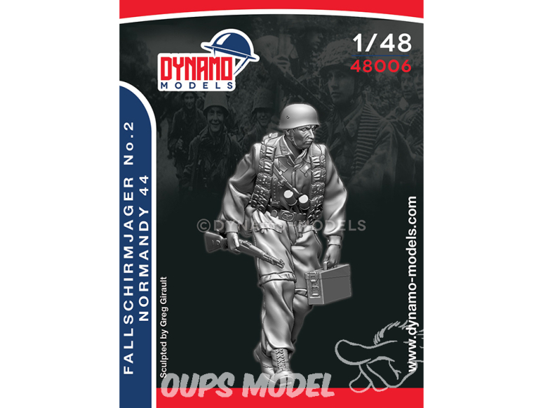 Dynamo models figurine 48006 Fallschirmjagers Normandie 1944 No.2 1/48