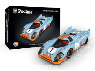 Pocher maquette voiture HK118F Porsche 917K GULF EDITION 1/8