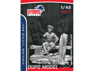 Dynamo models figurine 48010 Civil "Petit garçon" 1/48