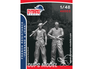 Dynamo models figurine 48003 Resistance Française "Fernand & Jean" 1/48