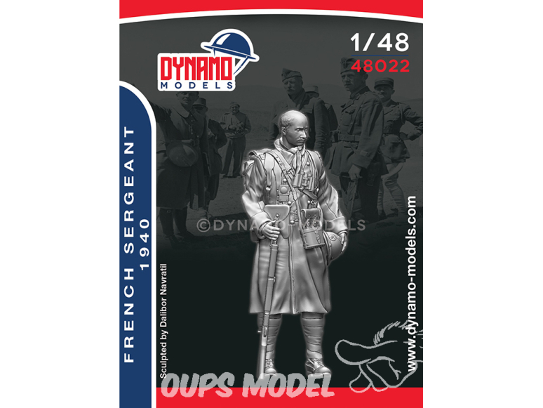 Dynamo models figurine 48022 Sergent Français 1940 1/48