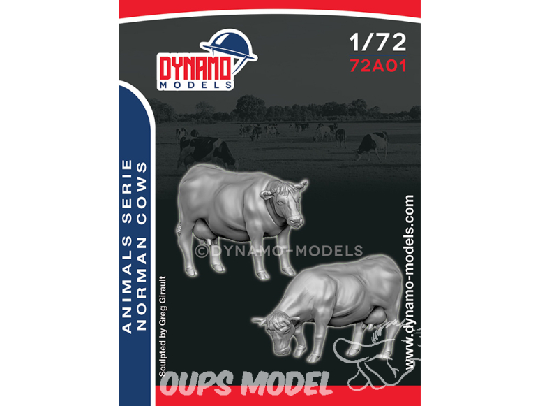 Dynamo models figurine 72A01 Set vaches 1/72