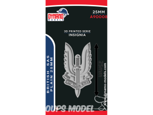 Dynamo models Insigne A90008-25 SAS Britanniques 25mm