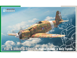 Special Hobby maquette avion 32089 Fiat G.50bis/G.50bis/N Chasseur-bombardier et chasseur de la marine 1/32