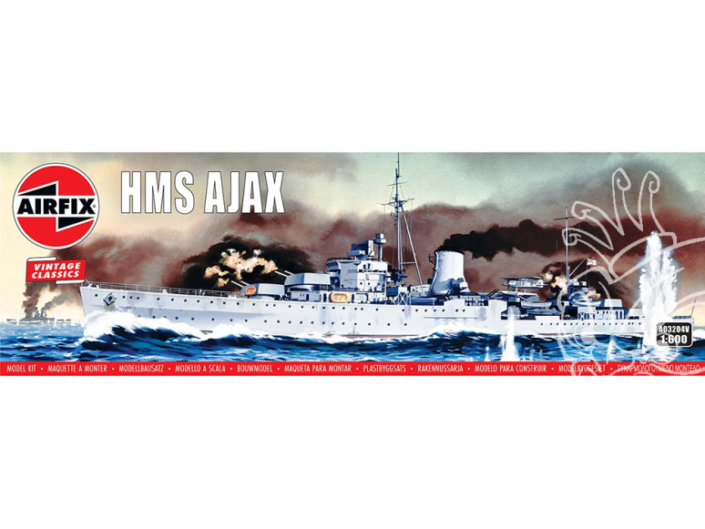 AIRFIX maquette Bateau A03204V HMS Ajax 1/600