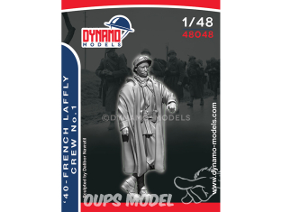 Dynamo models figurine 48048 Equipage Français Laffly No.1 1940 1/48