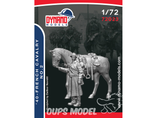 Dynamo models figurine 72023 Cavalerie Française No.2 1940 1/72