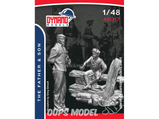 Dynamo models figurine 48017 Le père et le fils 1/48