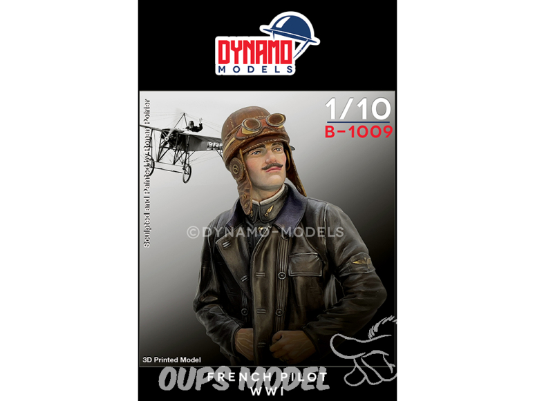 Dynamo models buste B-1009 Pilote Français WWI 1/10