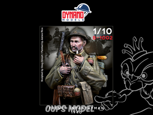 Dynamo models buste B-1002 Soldat Infanterie Française 1940 1/10