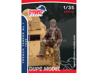 Dynamo models figurine 35016 Tankiste Français No.1 1940 1/35