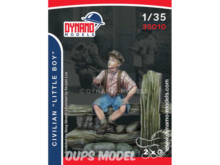 Dynamo models figurine 35010 Civil "Petit garçon enfant" 1/35