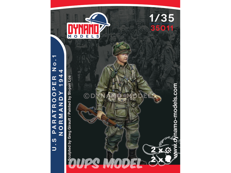 Dynamo models figurine 35011 Parachutiste U.S. No.1 Normandie 1944 1/35