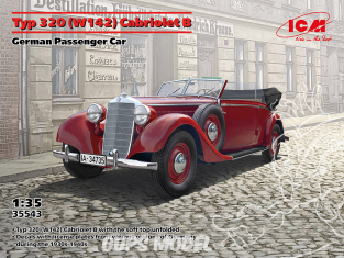 Icm maquette militaire 35543 Mercedes Typ 320 (W142) Cabriolet B 1/35