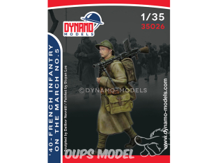 Dynamo models figurine 35026 Infanterie Française en marche No.5 1940 1/35