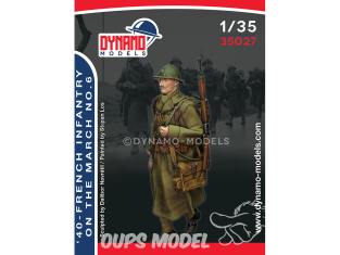 Dynamo models figurine 35027 Infanterie Française en marche No.6 1940 1/35