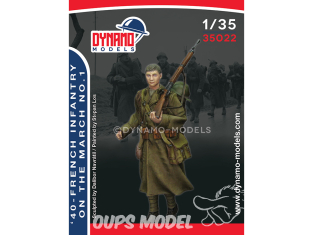 Dynamo models figurine 35022 Infanterie Française en marche No.1 1940 1/35