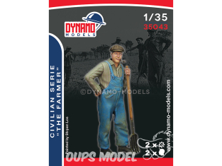 Dynamo models figurine 35043 Civil "Le fermier" 1/35