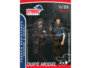 Dynamo models figurine 35037 Resistance Française "George & Henri" 1/35