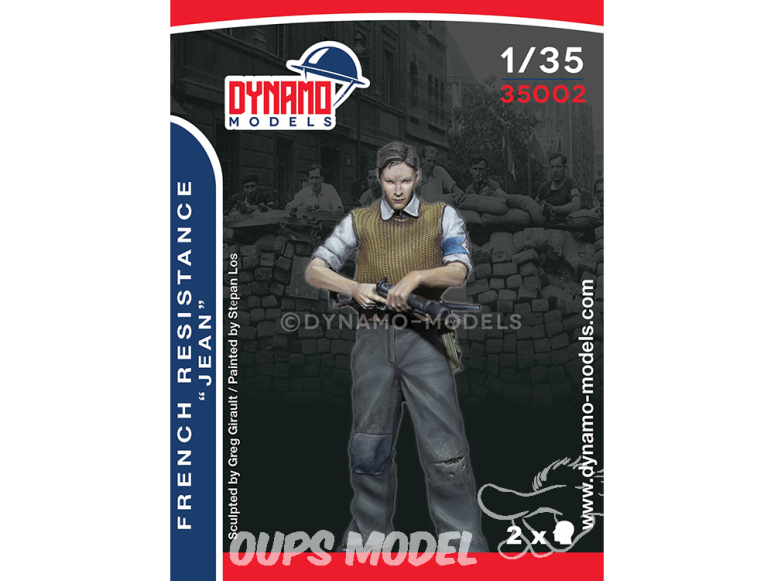 Dynamo models figurine 35002 Resistance Française "Jean" 1/35