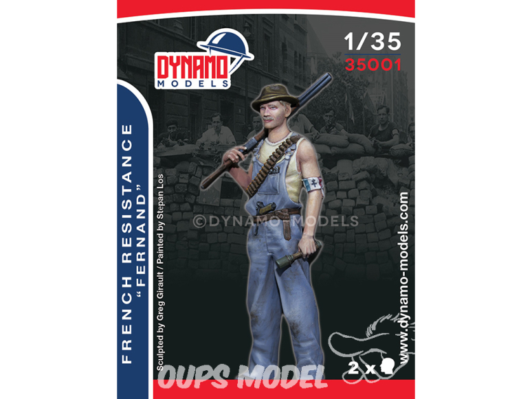 Dynamo models figurine 35001 Resistance Française "Fernand" 1/35