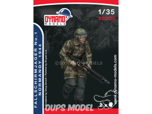 Dynamo models figurine 35005 Soldat Fallschirmjager No.1 Normandie 1944 1/35