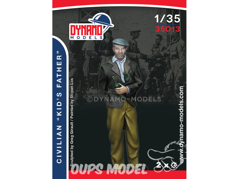 Dynamo models figurine 35013 Civil "Père de famille" 1/35