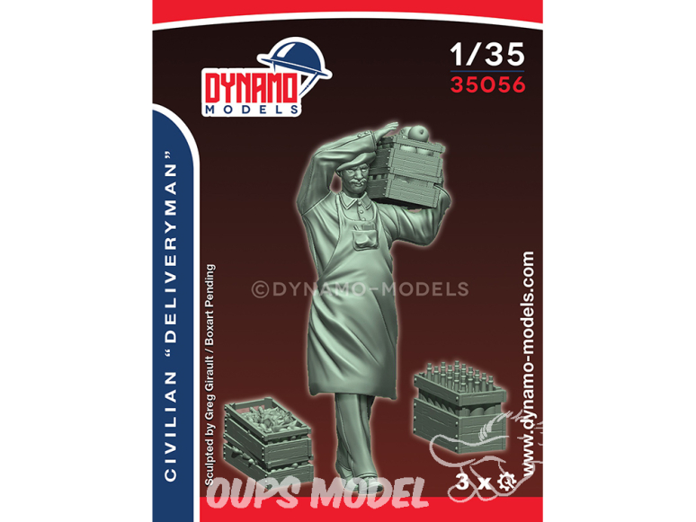 Dynamo models figurine 35056 Civil "Livreur" 1/35