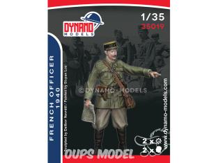 Dynamo models figurine 35019 Officier Français 1940 1/35