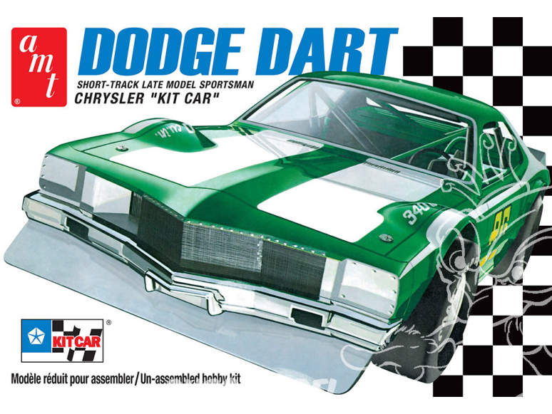 AMT maquette voiture 1450 Dodge Dart Sportsman Short Track “Kit Car” 1/25