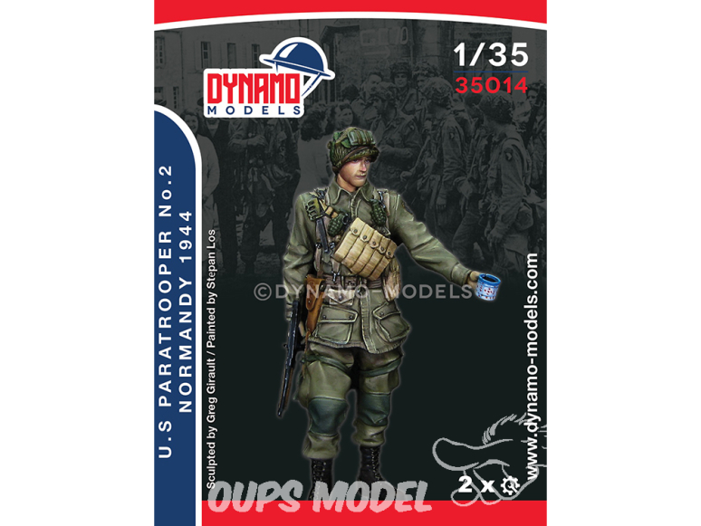 Dynamo models figurine 35014 Parachutiste U.S. 1/35