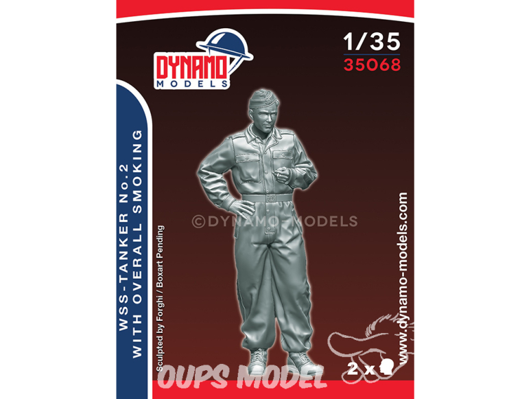 Dynamo models figurine 35068 Tankiste Waffen SS avec ensemble 