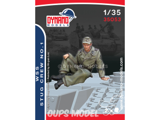 Dynamo models figurine 35053 Equipage de StuG Waffen SS No.1 1/35