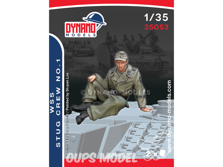 Dynamo models figurine 35053 Equipage de StuG Waffen SS No.1 1/35