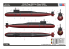 Hobby Boss maquettes sous-marin 87024 PLAN Type 094 Jin Class SSBN 1/700