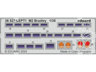 Eduard photodecoupe militaire 36527 Amélioration M2 Bradley Magic Factory 1/35