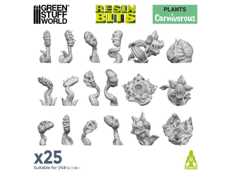 Green Stuff 11624 Plantes Carnivores 1/48