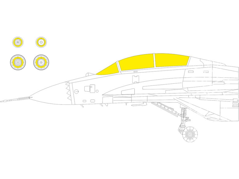 Eduard Express Mask EX1079 MiG-35 TFace Hobby Boss 1/48