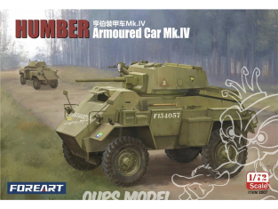 ForeArt maquette militaire 2007 Humber Armoured Car Mk.IV 1/72