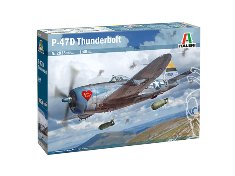 Italeri maquette avion 2835 P-47D Thunderbolt (Europe) 1/48